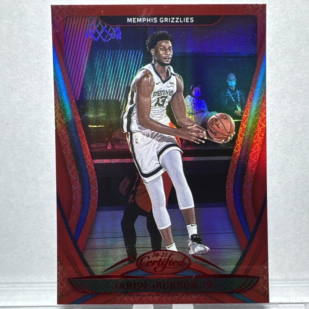 2020-21 Panini Certified Jaren Jackson Jr. #120 Mirror Red Memphis Grizzlies